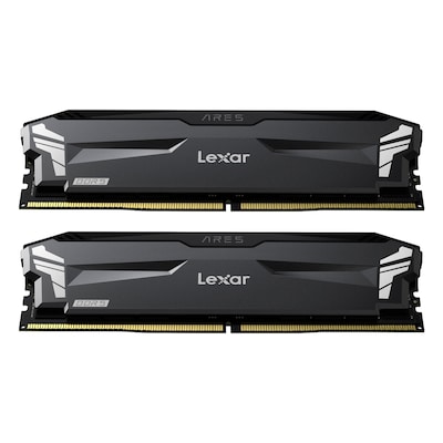 Lexar ARES OC Schwarz 32GB Kit (2x16GB) DDR5-6000 DIMM, CL32-38-38-76, Intel XMP 3.0