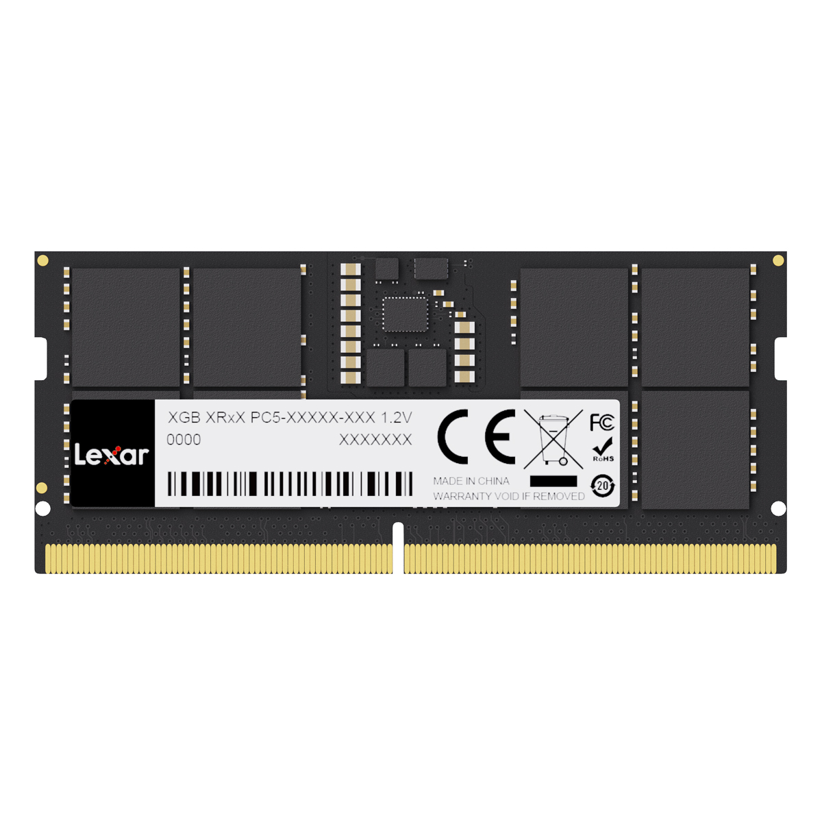 Lexar 8GB DDR5-4800 SODIMM Laptop RAM