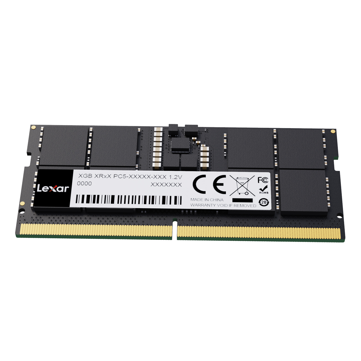 Lexar 8GB DDR5-4800 SODIMM Laptop RAM Arbeitsspeicher Produkt Bild 3