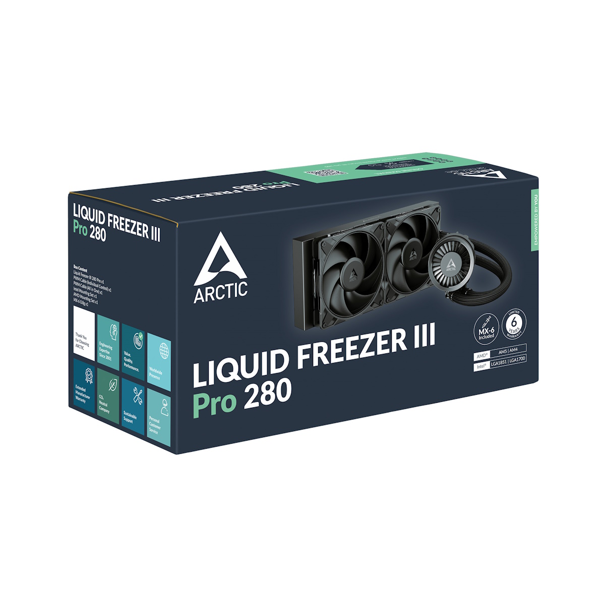 ARCTIC Liquid Freezer III PRO 280 Black | AiO-Wasserkühlung Kühlung Produkt Bild 4
