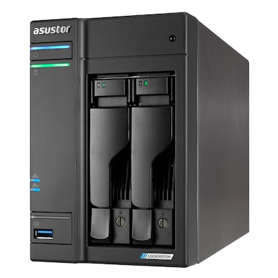 Asustor Lockerstor 2 Gen2 NAS 2-Bay Intel Celeron N5105, 4GB DDR4 RAM, 0/2 HDD/SSD