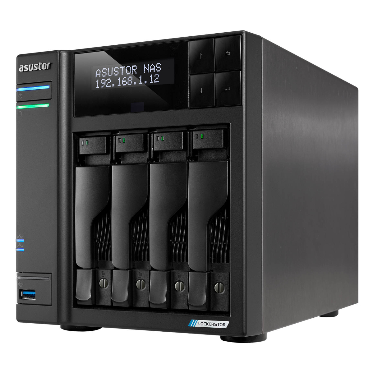 Asustor Lockerstor 4 Gen2 NAS 4-Bay Intel Celeron N5105, 4GB DDR4 RAM, 0/4 HDD/SSD