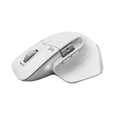 Logitech MX Master 3S, Wireless Bluetooth Maus Wiederaufladbarer Akku, hellgrau