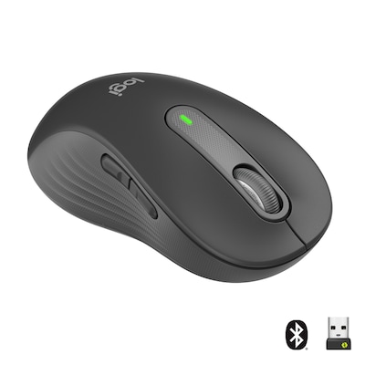 Thumbnail - Logitech Signature M650 Large Links, kabellose Maus, Blu B-Ware und Logi Bolt-kompatibel, Siltent Touch, Smartwheel, USB...