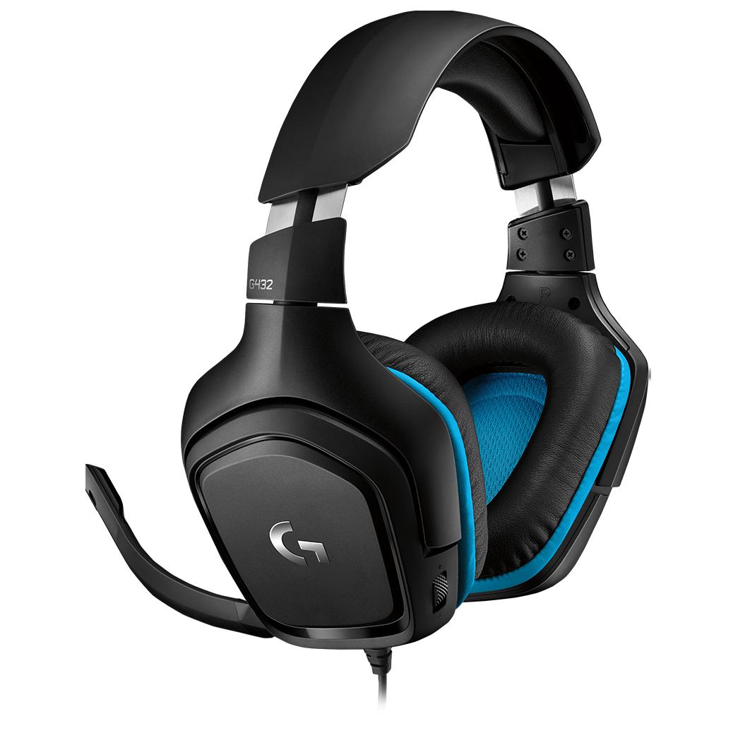 Logitech Gaming Logitech G432 Gaming Headset - Kabelgebundenes 7.1 Surround Sound Gaming Headset