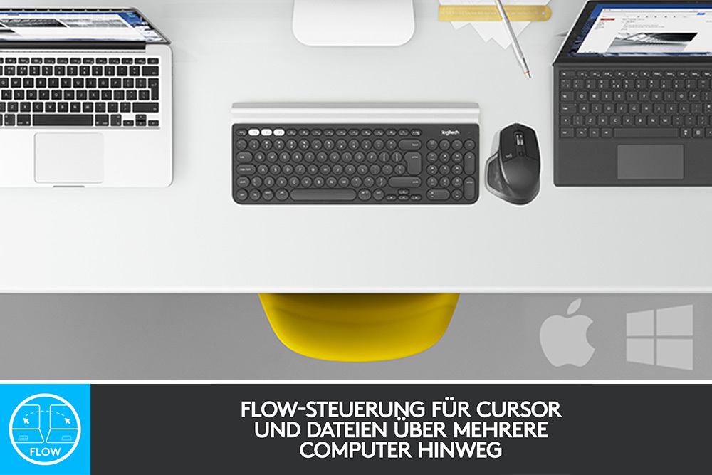 Logitech MX Master 2S Bluetooth Maus , Wiederaufladbarer Akku, Graphite