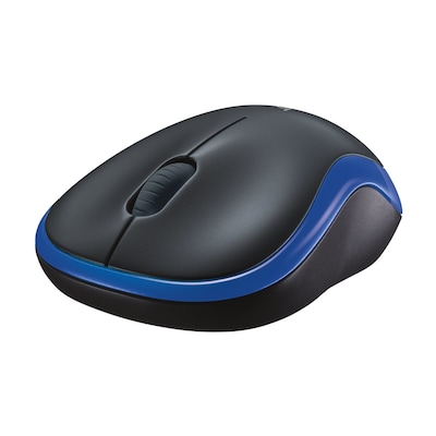 Logitech Wireless Mouse M185, Ultrakompaktes Design 2,4-GHz-Technologie, incl. USB-Nano-Empfänger