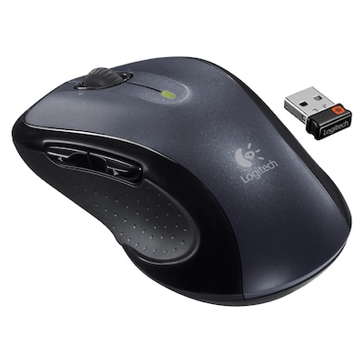 Logitech M510 kabellose Laser-Maus inkl. Unifying-Empfänger und bis zu 2 Jahren Betriebsdauer