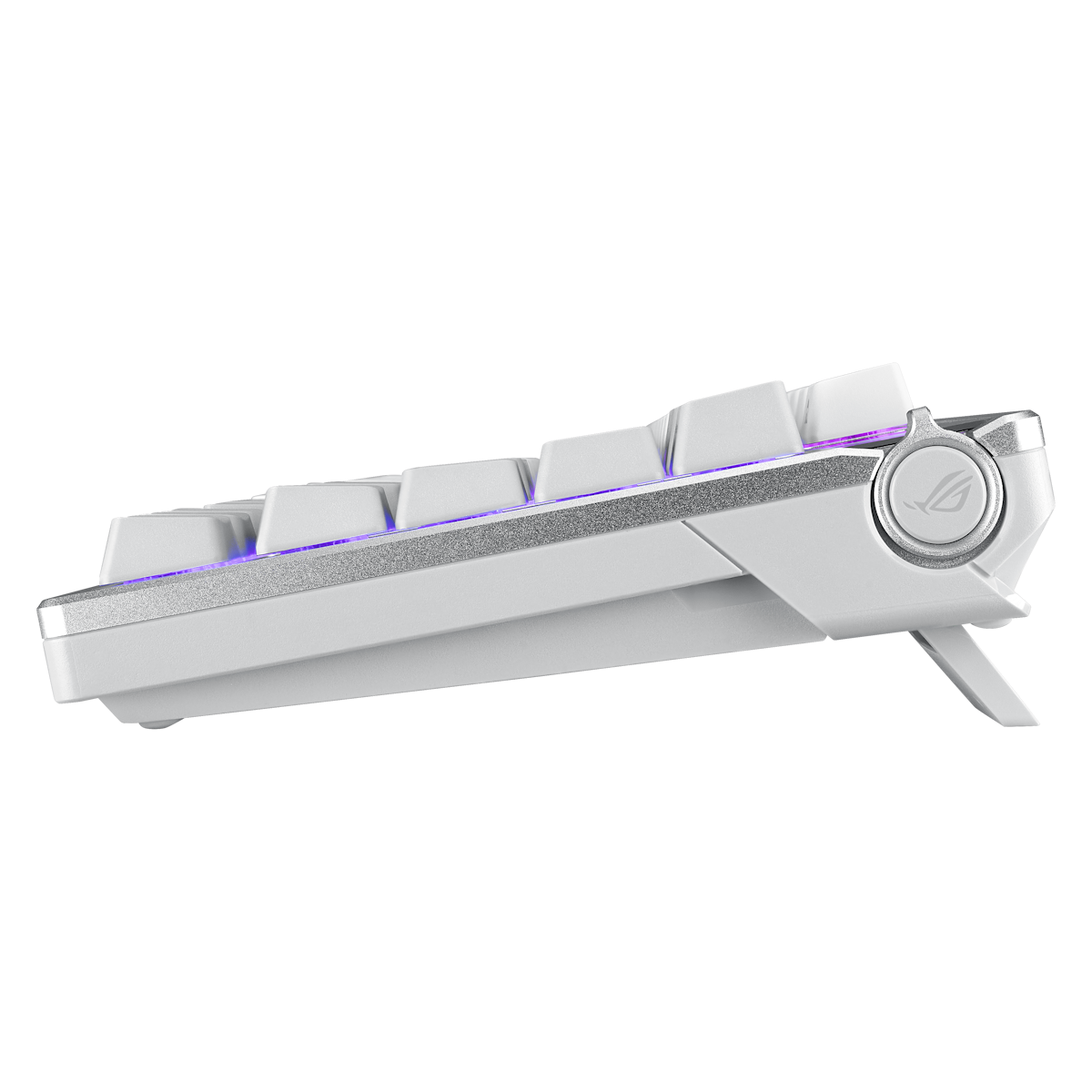 ASUS ROG Azoth White RGB Gaming Tastatur mit 75% Layout - kabellose RGB Gaming Tastatur im Layout 75% mit Bluetooth und einem OLED Display zum ablesen Tastaturen Produkt Bild 6