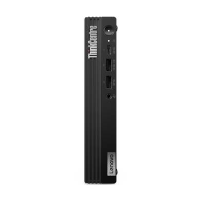 Lenovo thinkcentre m70q tiny 12td008ege | intel core i5-13400t | 16gb ddr5 | 512gb ssd | dos | mini poslovni računalnik 2 Lenovo thinkcentre m70q tiny 12td008ege sprednja stran z usb priključki