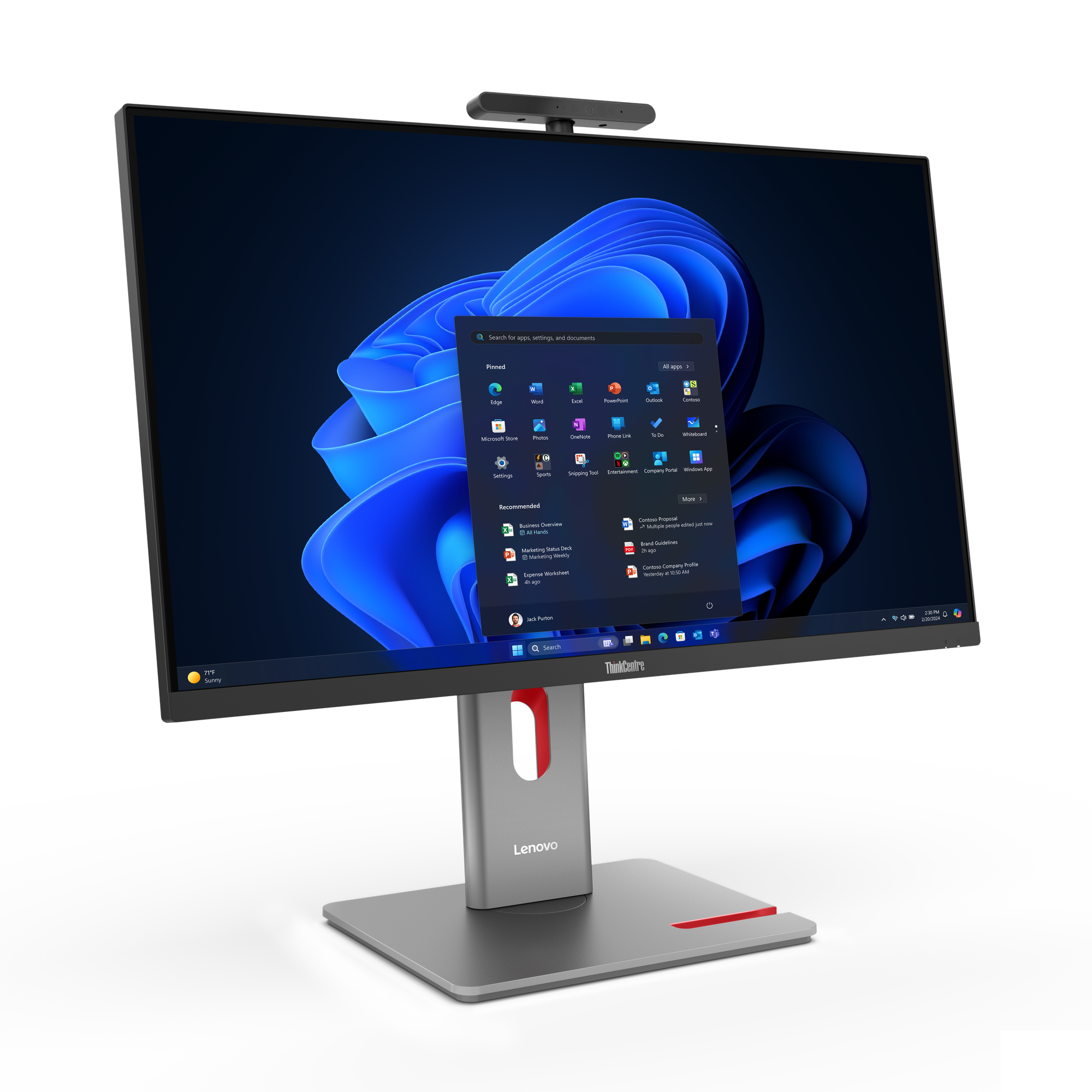 Lenovo ThinkCentre M90a Pro AiO 13AM000TGE - 68,6cm (27") QHD-Display - Core Ultra 5 235, 32GB DDR5 RAM, 512GB SSD, UHD ...