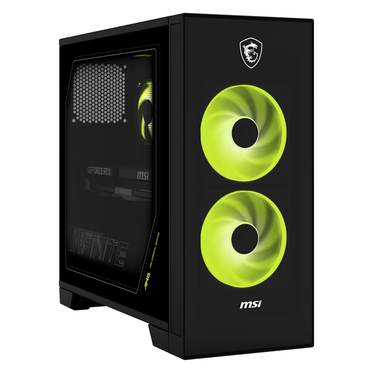 MAG Infinite S AI 2NVP7-004XAT Desktop PC Intel Core Ultra 7 265F, 16GB DDR5 RAM, 1TB M.2 SSD, GeForce RTX 5070 (12GB GDDR7), oOS