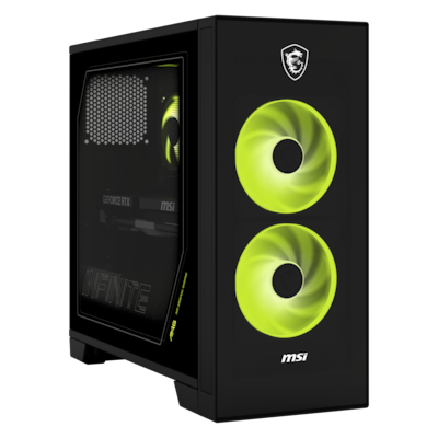 MSI Infinite S AI 2NVP7-005AT Desktop PC Intel Core Ultra 7 265F, 16GB DDR5 RAM, 1TB M.2 SSD, GeForce RTX 5070 (12GB GDDR7), Windows 11 Home