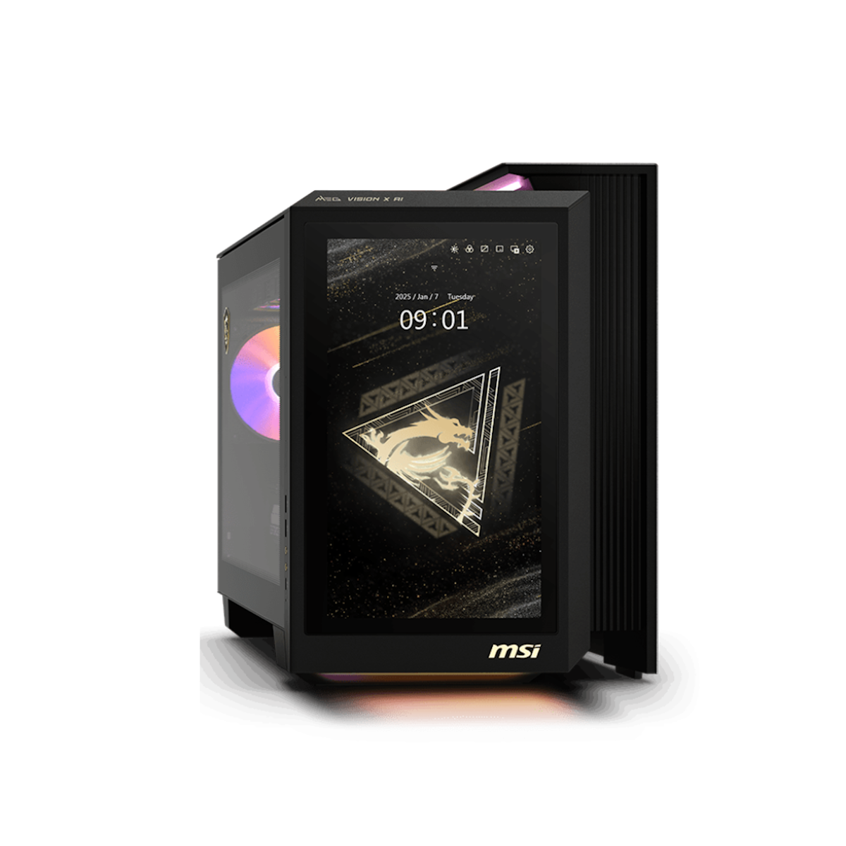 MSI MEG Vision X AI 2NVV7-009AT Desktop Intel Core ULTRA 7 265K, 32GB DDR5 RAM, 1TB M.2 SSD, GeForce RTX 5080 (16GB GDDR...
