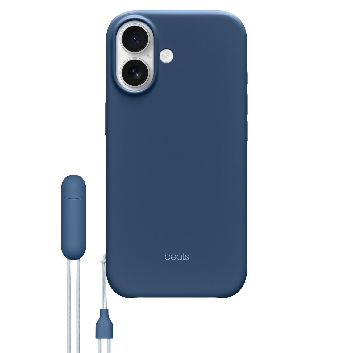 Apple Beats Kickstand Case iPhone 17 mit MagSafe und Kamerasteuerung felsblau