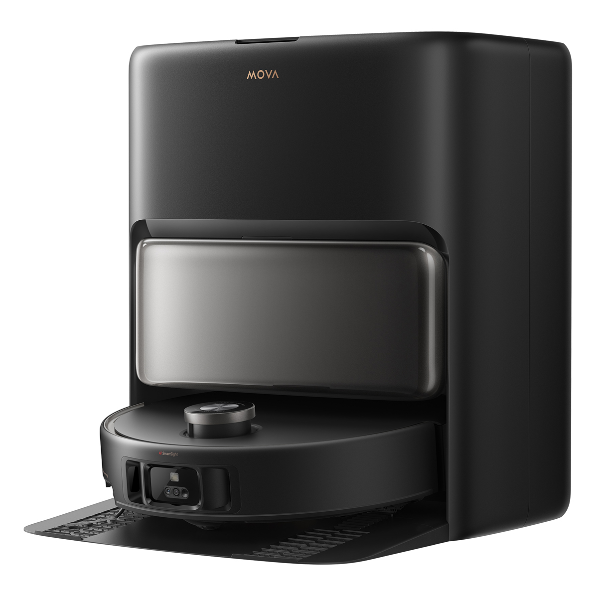 Mova V50 Ultra Complete Schwarz Saug-Wisch-Roboter mit Reinigungsstation