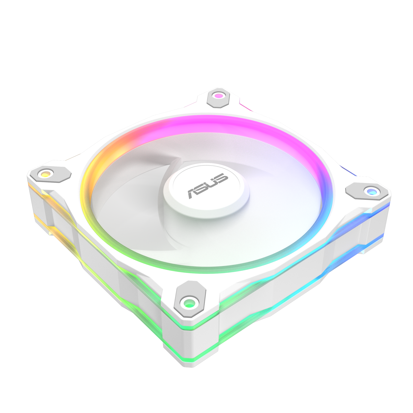 ASUS Prime MR120 Fan ARGB White 3in1 | Gehäuselüfter Kühlung Produkt Bild 3