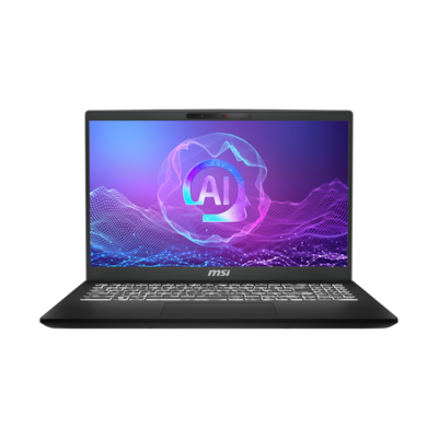 MSI Modern 15 H AI C2HMG-265 - 15,6" FHD Display, Intel Core Ultra 7 255HX, 16GB DDR5 RAM, 512GB SSD, Windows 11 Home