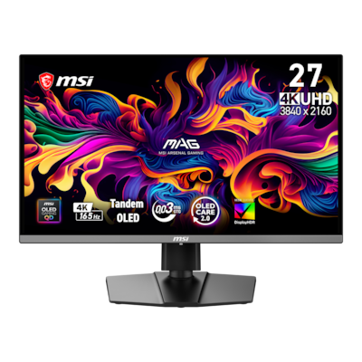 MSi MAG 272UPDE QD-OLED E16 - 165Hz (3840x2160) QD-OLED, Quantum Dot, OLED care 2.2, Tandem OLED,