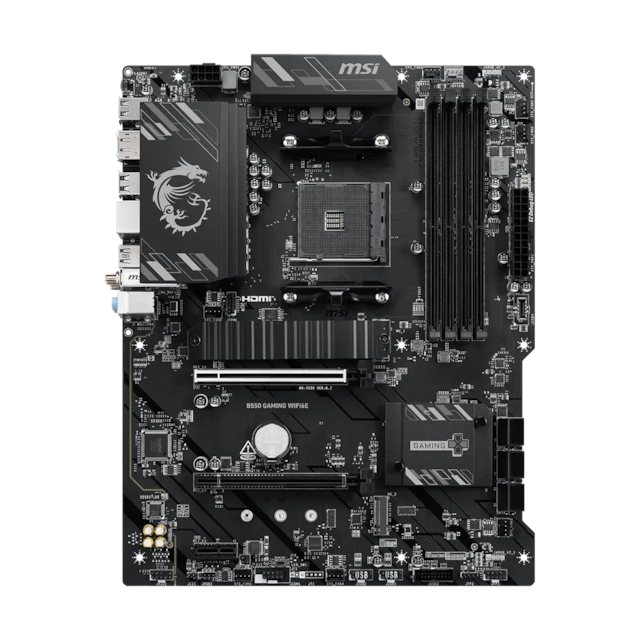 MSI B550 Gaming WiFi6E motherboard