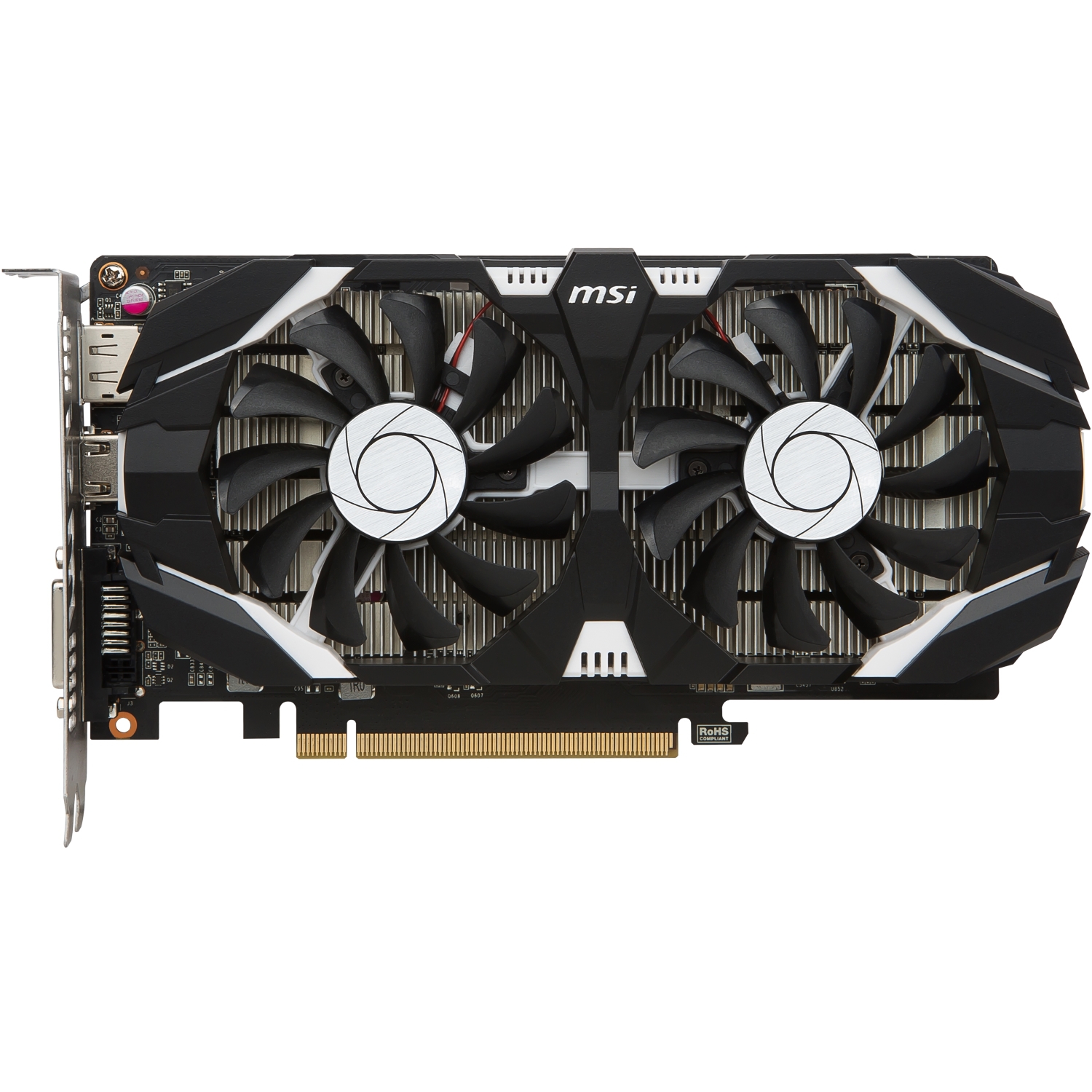 MSI GeForce GTX 1050 Ti 4GT OC 4GB GDDR5 - Grafikkarten online