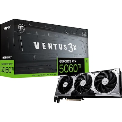 MSI GeForce RTX 5060 Ti 16G VENTUS 3X OC - 16GB GDDR7, HDMI, 3x DP