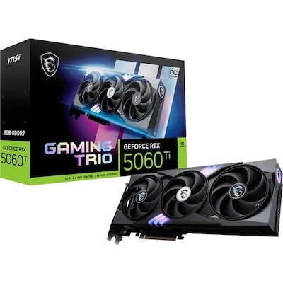 MSI GeForce RTX 5060 Ti 8G GAMING TRIO OC - 8GB GDDR7, HDMI, 3x DP