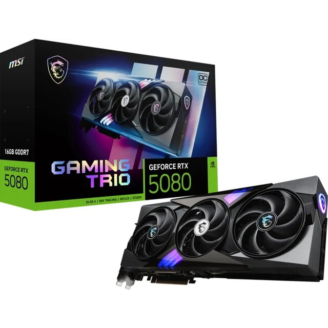 MSI RTX 5080 GAMING TRIO OC