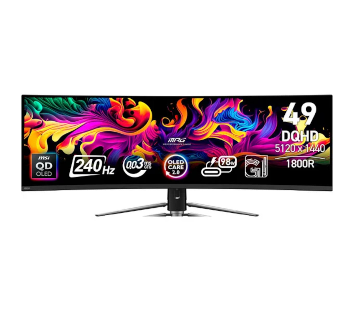 MSI MPG 491CQPXDE QD-OLED Gaming Monitor B-Ware