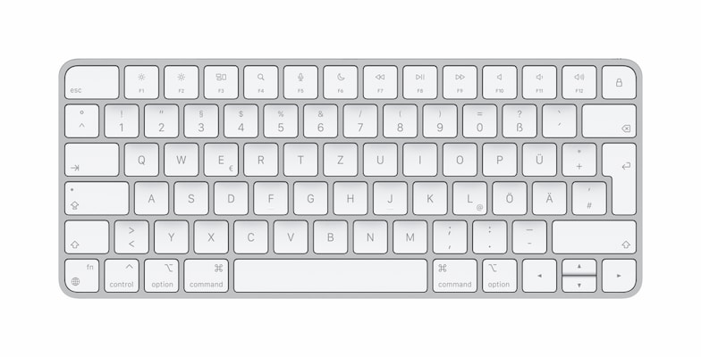 Apple Magic weiß Keyboard weiße Tasten, ohne Ziffernblock