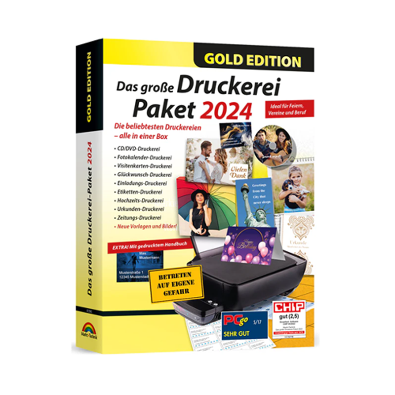 Image of Markt+Technik Das grosse Druckerei Paket Gold Edition