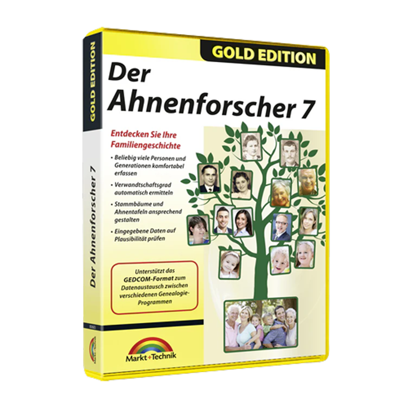 Markt+Technik Ahnenforscher 7 Gold Edition Software
