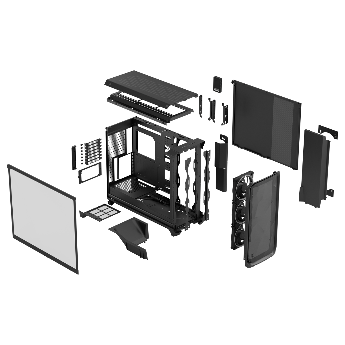 Fractal Design Meshify 3 XL Ambience Pro RGB Black | PC- B-Ware Gehäuse Produkt Bild 14