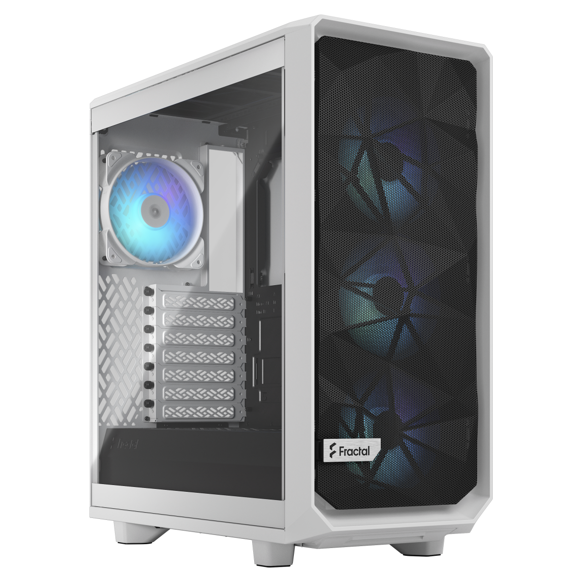 Fractal Design Meshify 2 Compact RGB White TG | PC-Gehäuse