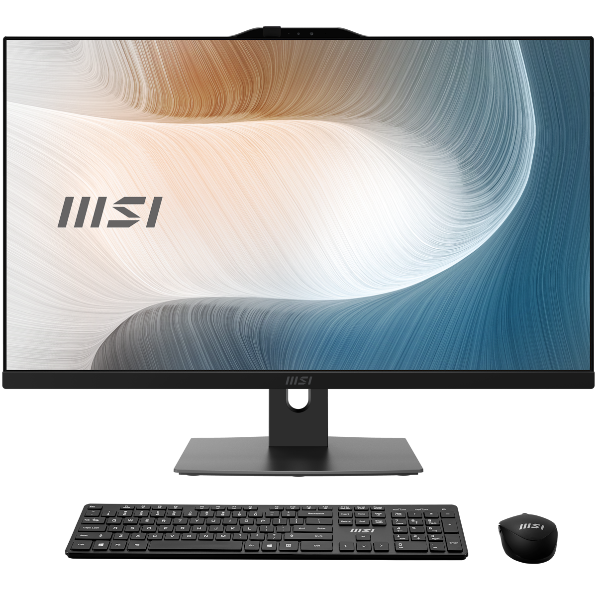 MSI Modern AM272P 12M-1061DE All-in-One schwarz 27" (68,6cm) FHD Display, Intel Core i5-1235U, 32GB RAM, 1TB M.2 SSD, In...