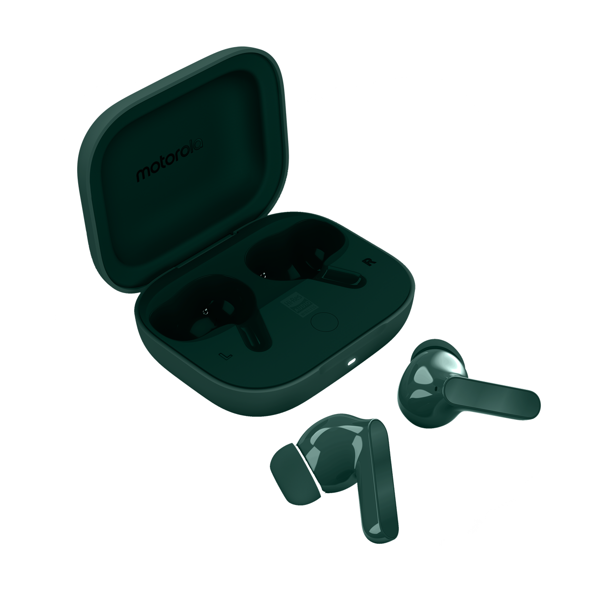 Motorola moto buds bass Posy Green