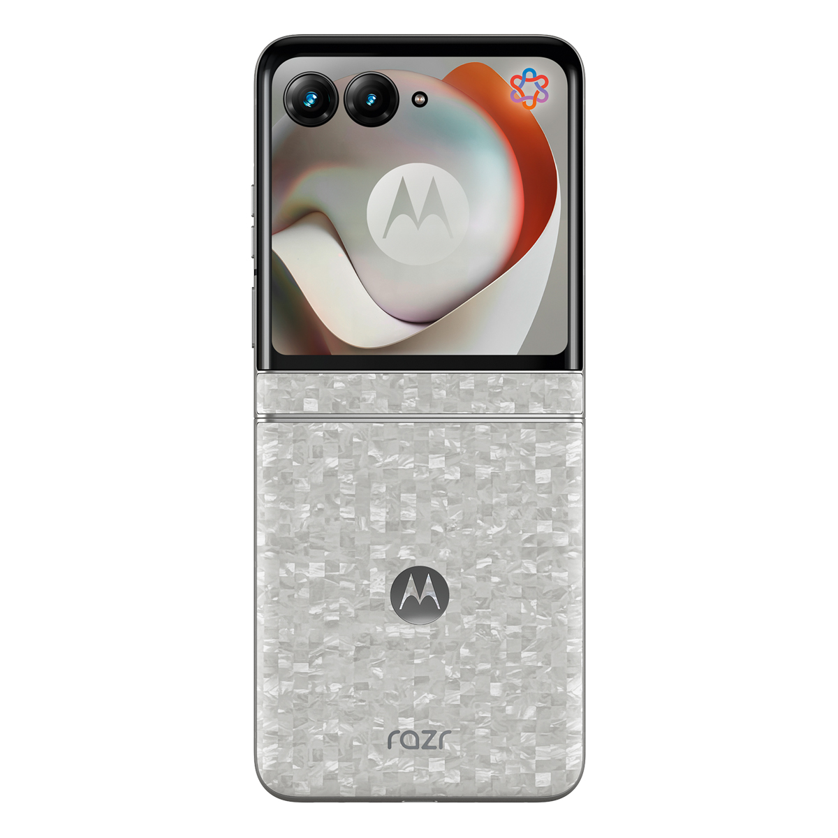 Motorola Razr 70 256GB Bright White 17,53cm (6,9") Haupt-Display, Android 16, 50MP Dual-Kamera Handy Produkt Bild 4