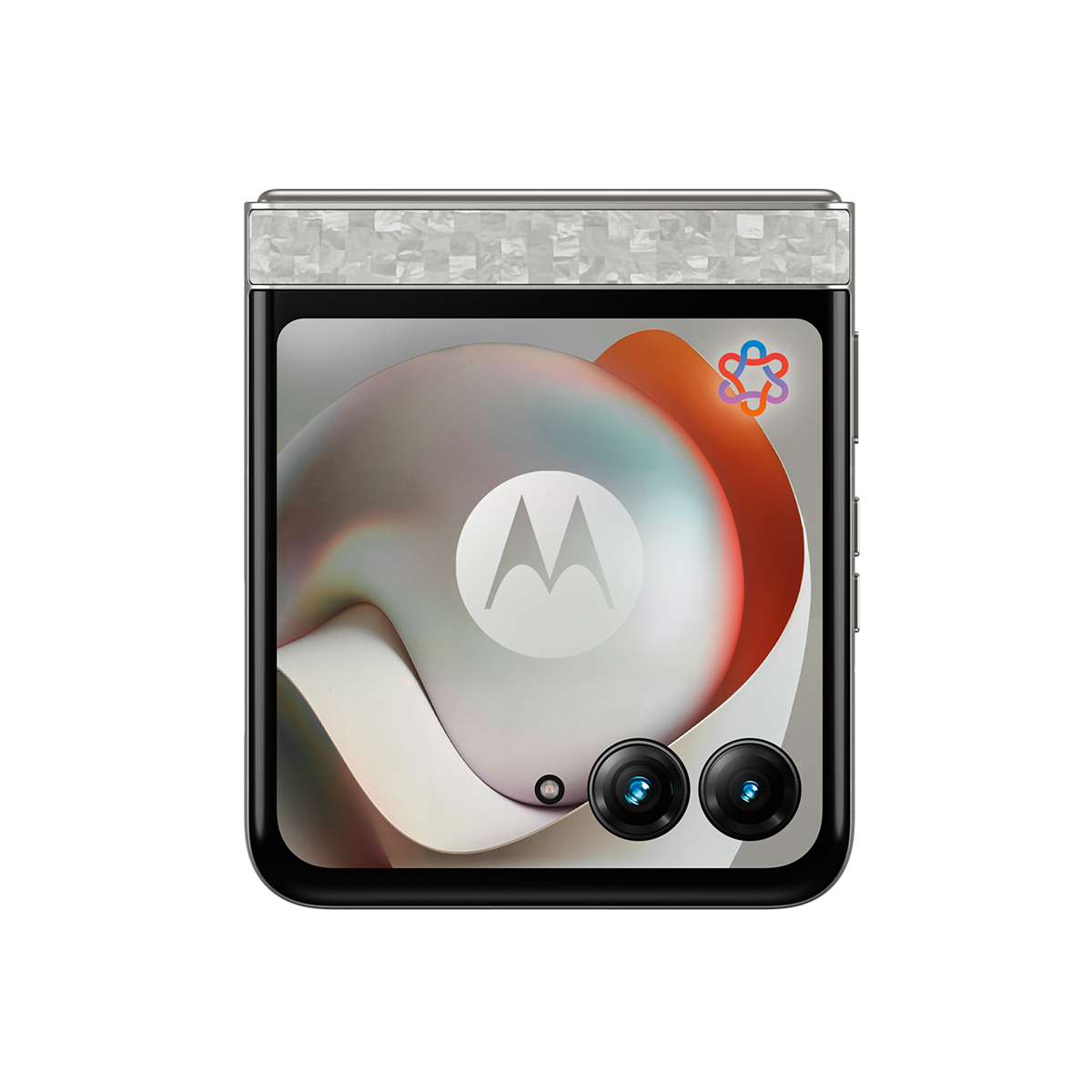 Motorola Razr 70 256GB Bright White 17,53cm (6,9") Haupt-Display, Android 16, 50MP Dual-Kamera Handy Produkt Bild 3