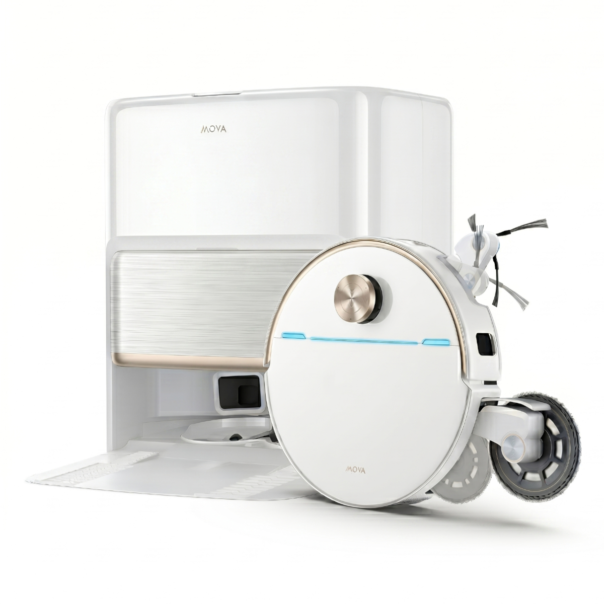 Mova V70 Ultra Complete Weiß Saug-Wisch-Roboter mit Reinigungsstation