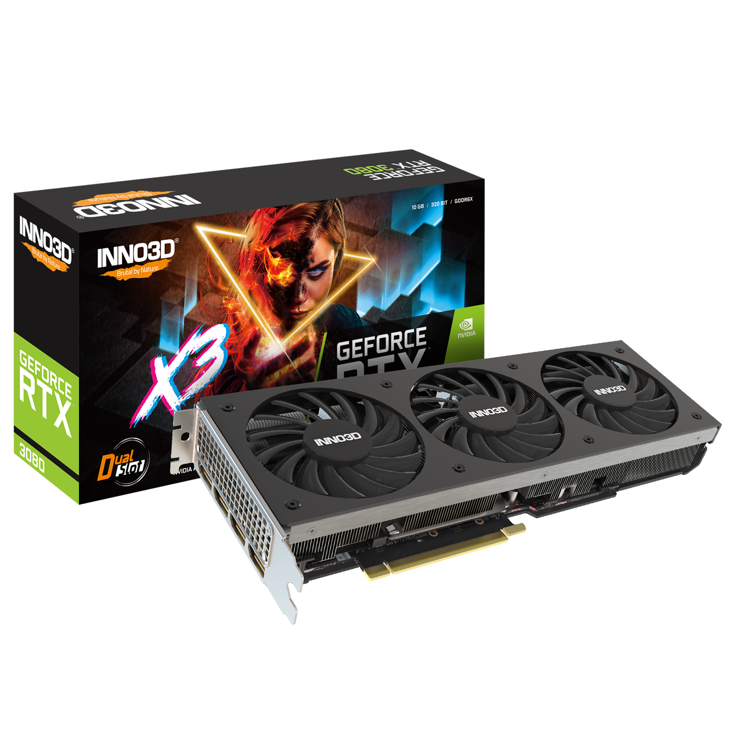 INNO3D GeForce RTX 3080 X3 LHR Grafikkarte B-Ware Grafikkarten