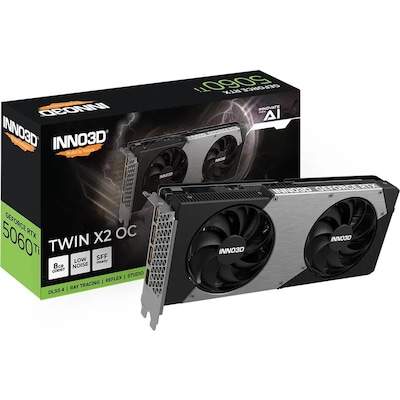 Inno3D GeForce RTX 5060 8GB TWIN X2 - 8GB GDDR7, HDMI, 3x DP
