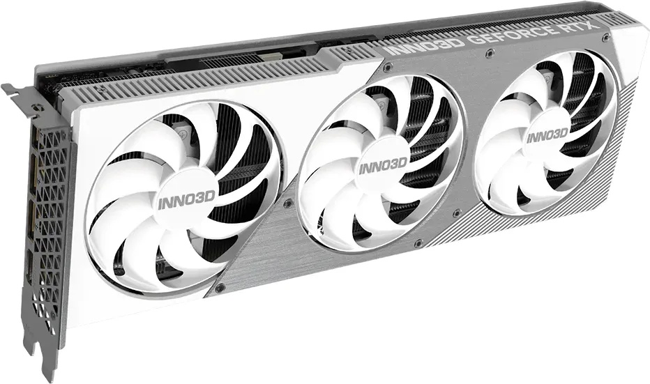 INNO3D GeForce RTX 5070 Ti X3 OC White - 16GB GDDR7, HDMI, 3x DP Grafikkarten Produkt Bild 2