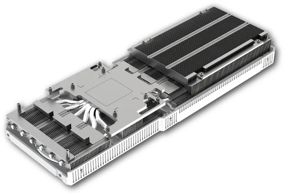 INNO3D GeForce RTX 5070 Ti X3 OC White - 16GB GDDR7, HDMI, 3x DP Grafikkarten Produkt Bild 6