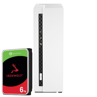 QNAP TS-133 6TB Seagate IronWolf NAS-Bundle NAS inkl. 1x 6TB Seagate IronWolf 3.5 Zoll SATA Festplatte