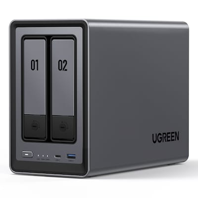 Thumbnail - UGREEN NASync DXP2800 2-Bay NAS 0/2 SATA, 0/2 M.2 SSD, 1x 2.5GbE, 8GB RAM