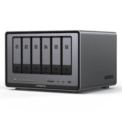 UGREEN NASync DXP6800 Pro 6-Bay NAS 0/6 SATA + 0/2 M.2 SSD, 2x 10GbE, 8GB RAM
