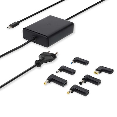 Nedis Notebook Adapter Netzteil| GaN | 65 W | 5 / 9 / 12 / 15 / 20 V DC | 2.4 / 3.0 / 3.25 A | Benutzt für: Notebook / S...