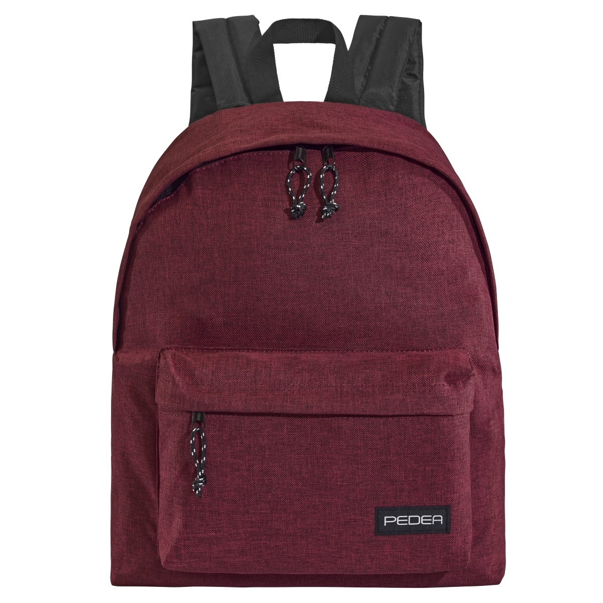PEDEA Freizeit Rucksack "Style" Unisex Rucksack mit 24 L und Notebookfach bis 13,3 Zoll (33,8cm), rot