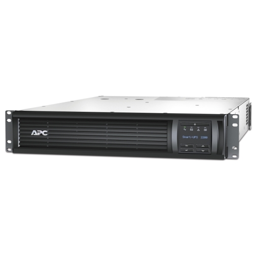 APC Smart-UPS SMT2200RMI2UNC USV 2200VA, 1980W, Line-Interactive, 8x C13, 1x C19, Rack-Montage, 2HE, Netzwerkkarte