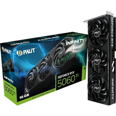 Palit GeForce RTX 5060 Ti 16G Infinity 3 - 16GB GDDR7, HDMI, 3x DP